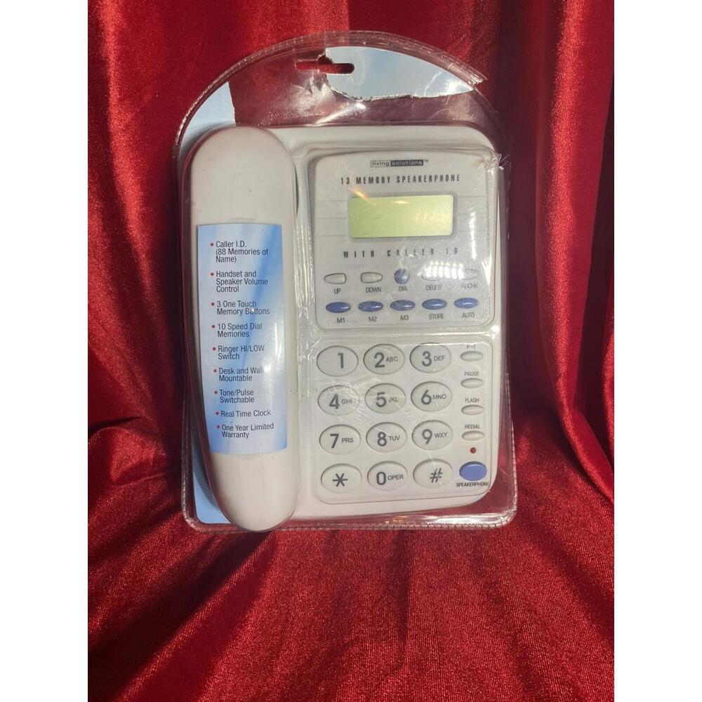Living Solutions Telephone/Speakerphone Buttons New Phone